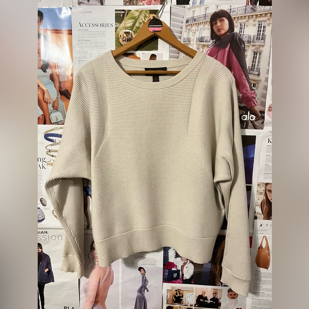 NWT Truth by Republic Ribbed Knit Sweater